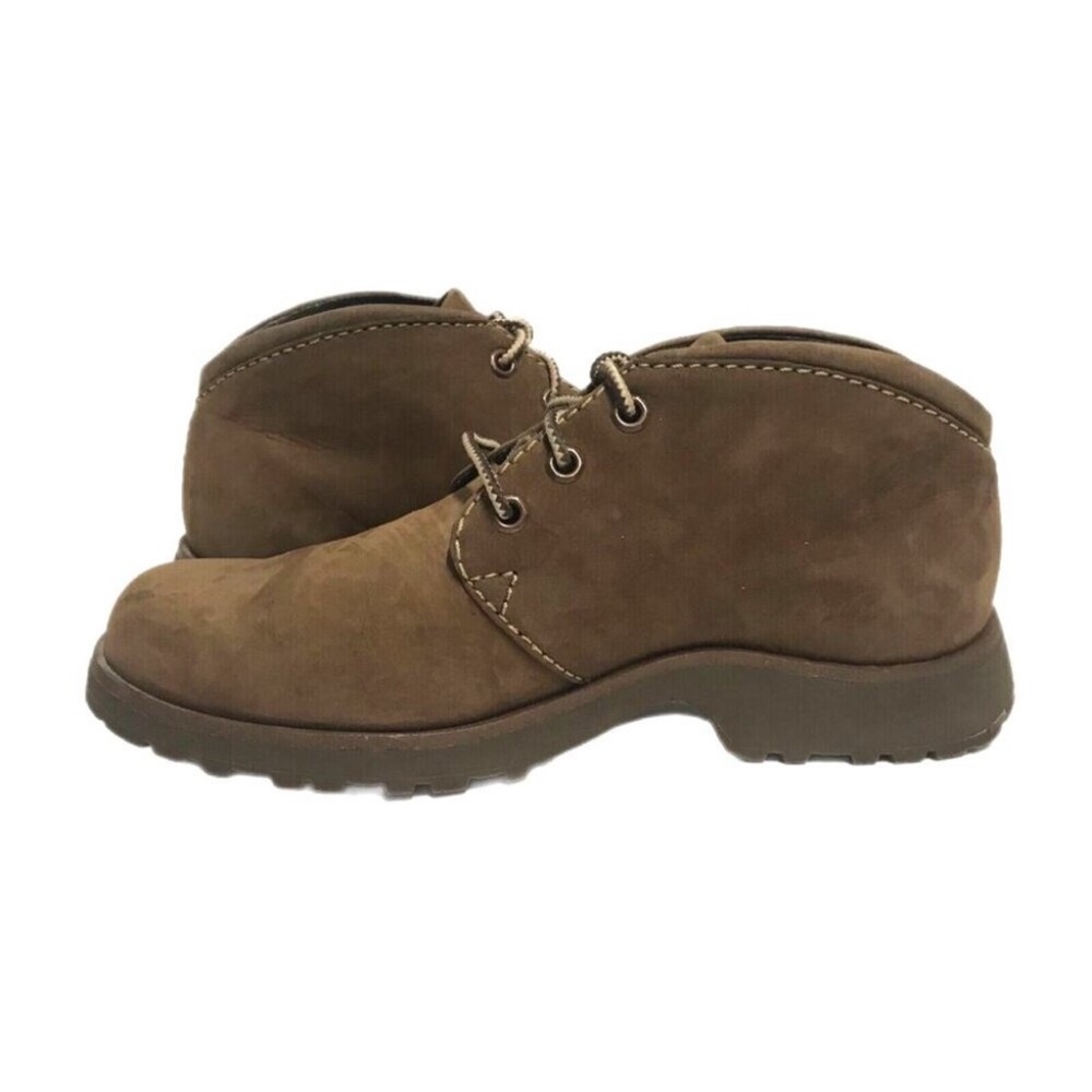 Timberland Smart Comfort Leather Brown Ankle Boots Low Chukka Booties 7W shoes